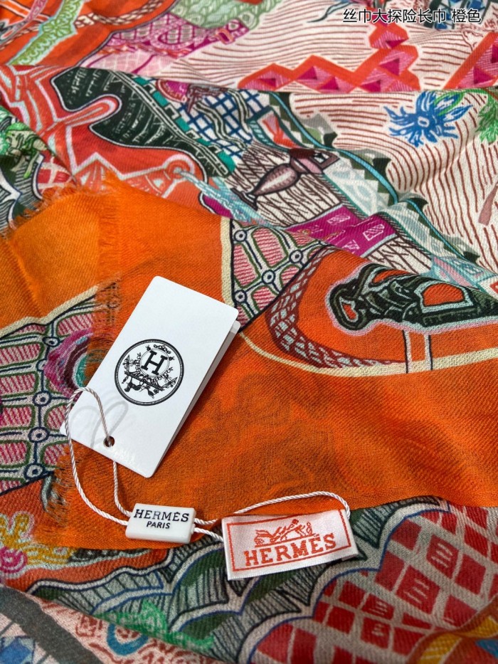 Streetwear Scarf Hermes 326571 SIZE:110*200cm