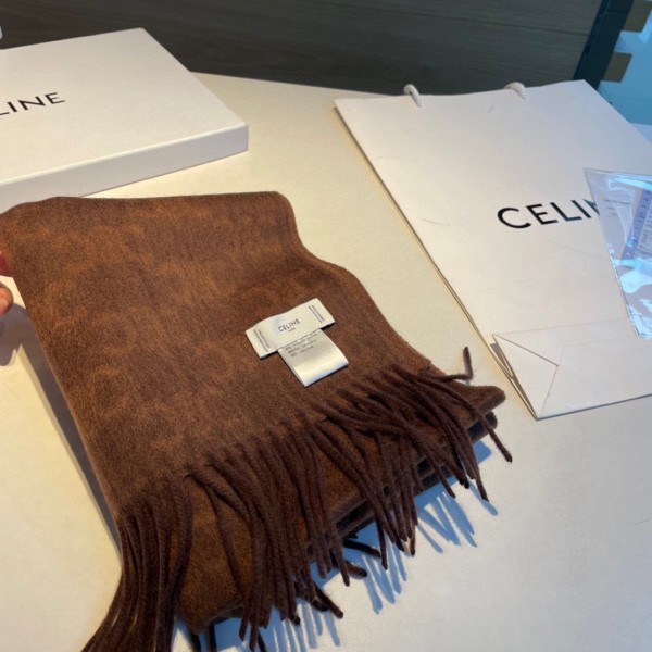 Streetwear Scarf CELINE 326521 size:36x190cm