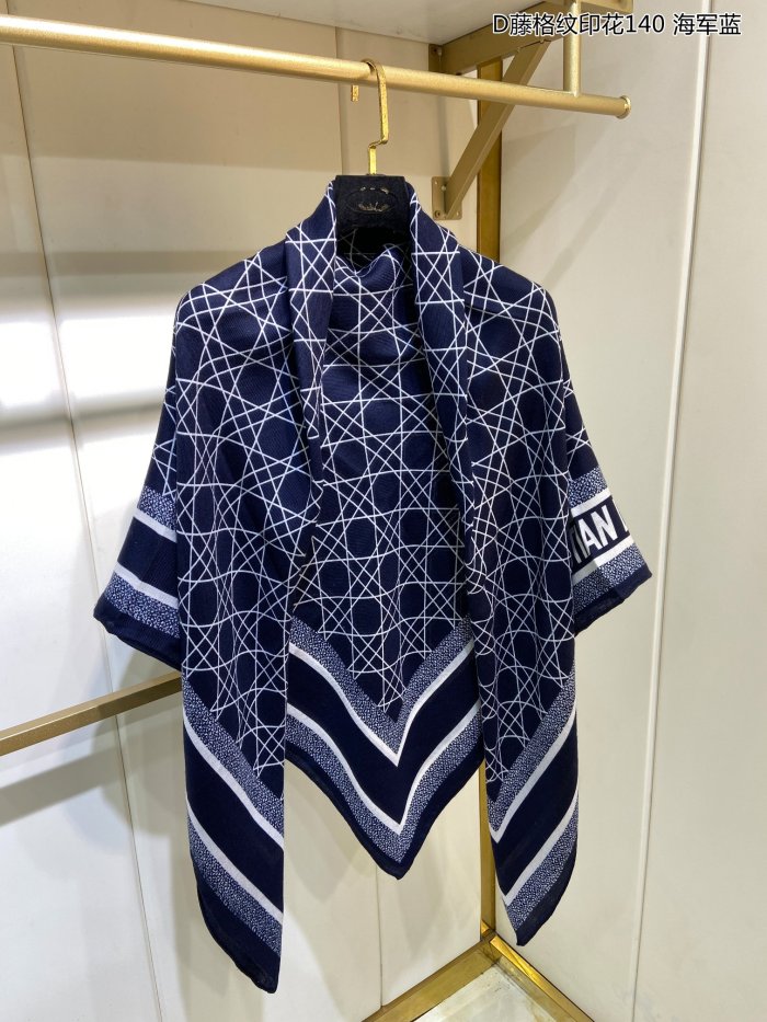 Streetwear Scarf Dior 326588 SIZE:140*140cm