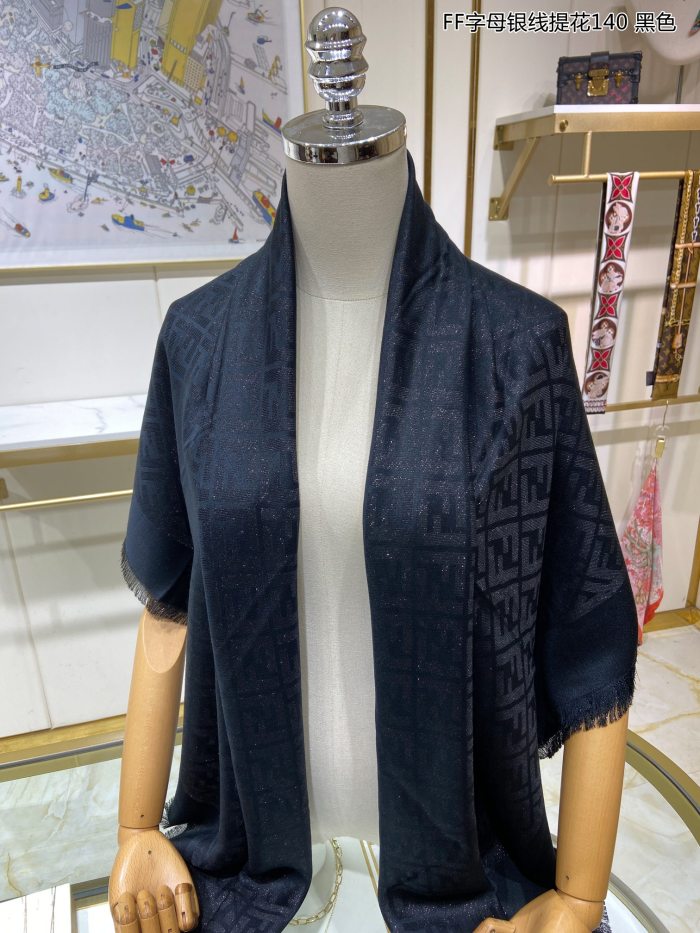 Streetwear Scarf FENDI 326574 SIZE:140*140cm