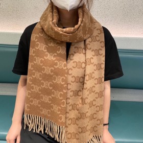 Streetwear Scarf CELINE 326483 size：38*180cm