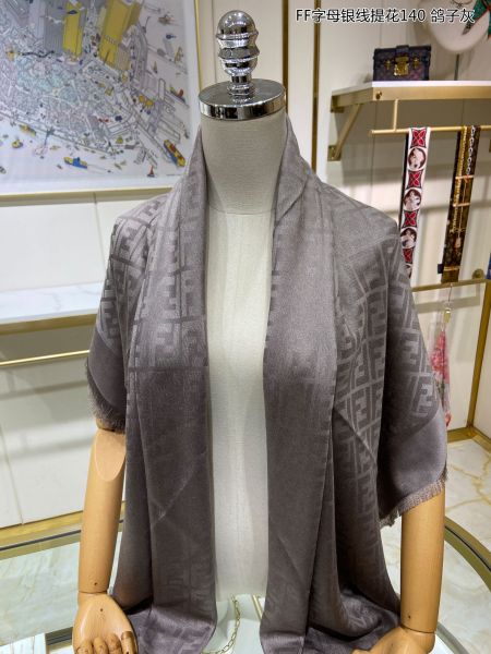 Streetwear Scarf FENDI 326575 SIZE:140*140cm