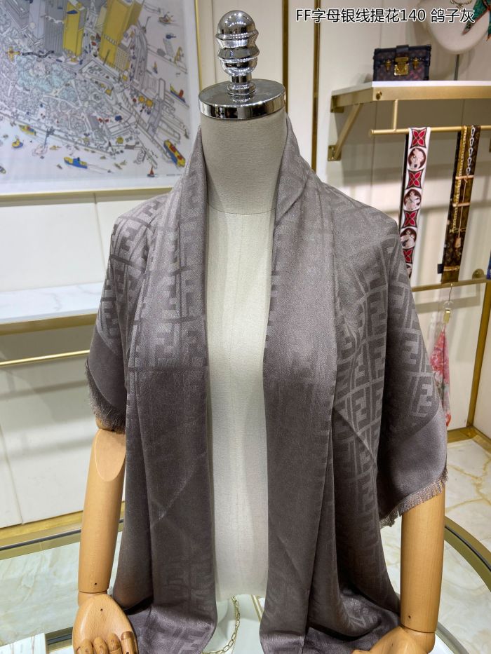 Streetwear Scarf FENDI 326575 SIZE:140*140cm