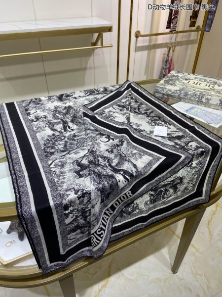 Streetwear Scarf Dior 326564 SIZE:65*185cm