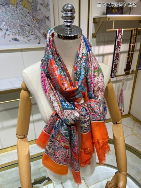 Streetwear Scarf Hermes 326571 SIZE:110*200cm