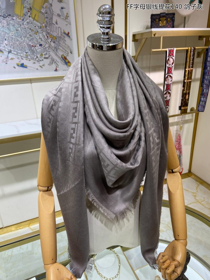 Streetwear Scarf FENDI 326575 SIZE:140*140cm