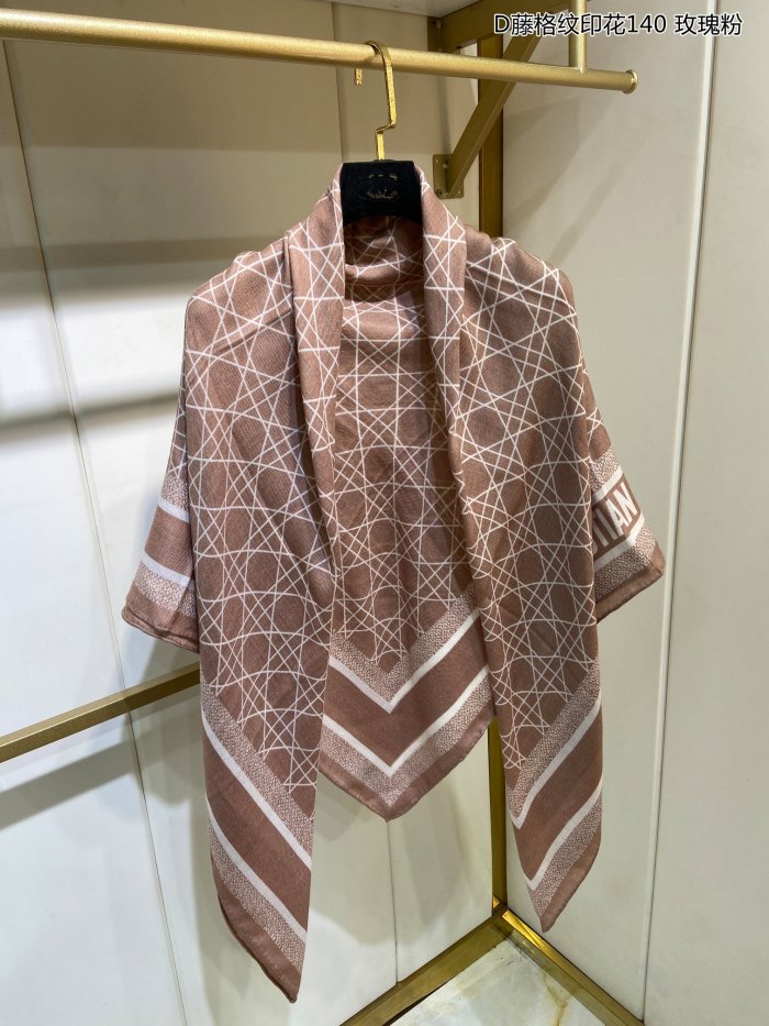 Streetwear Scarf Dior 326587 SIZE:140*140cm
