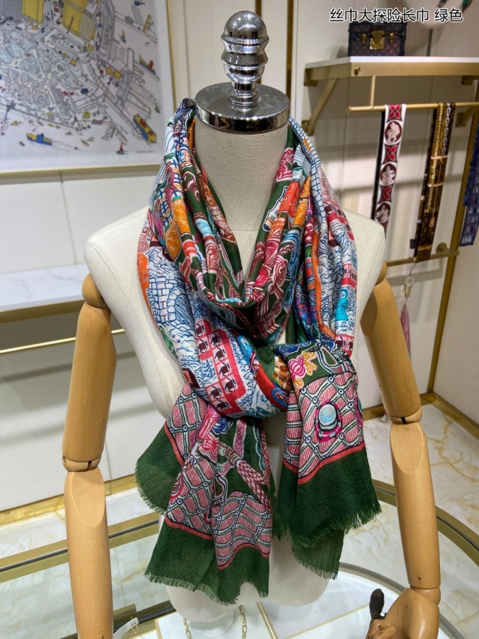 Streetwear Scarf Hermes 326572 SIZE:110*200cm