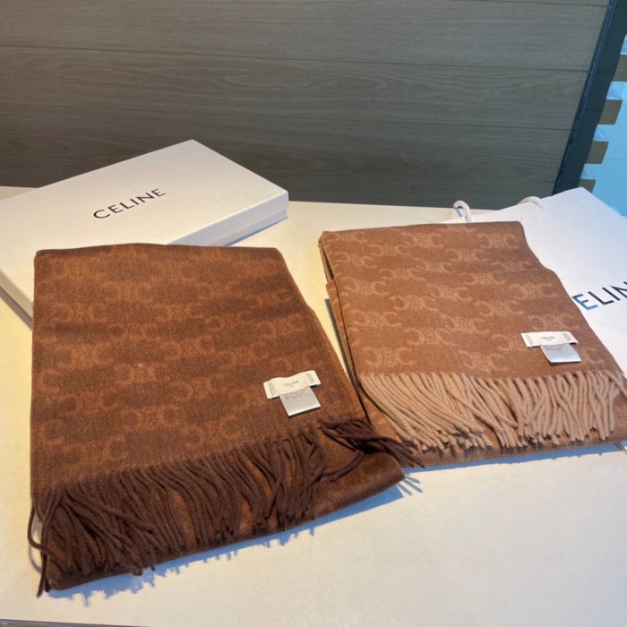 Streetwear Scarf CELINE 326521 size:36x190cm