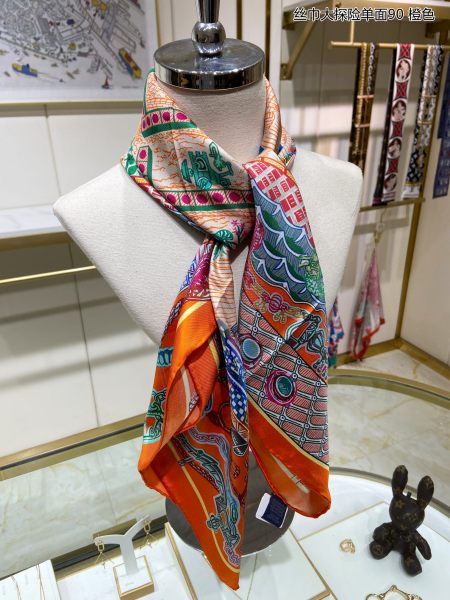 Streetwear Scarf Hermes 326554 SIZE:90cm*90cm