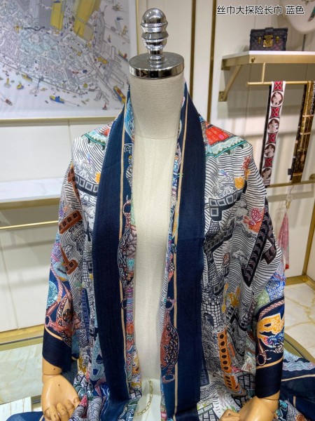 Streetwear Scarf Hermes 326570 SIZE:110*200cm