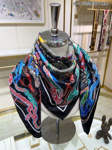 Streetwear Scarf Hermes 326552 SIZE:90cm*90cm