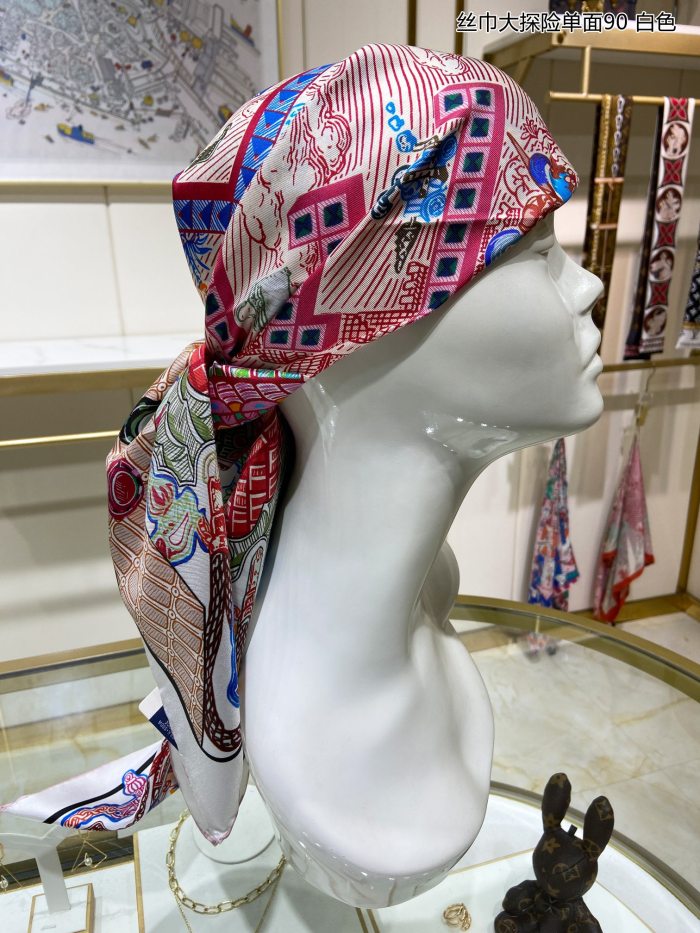 Streetwear Scarf Hermes 326553 SIZE:90cm*90cm