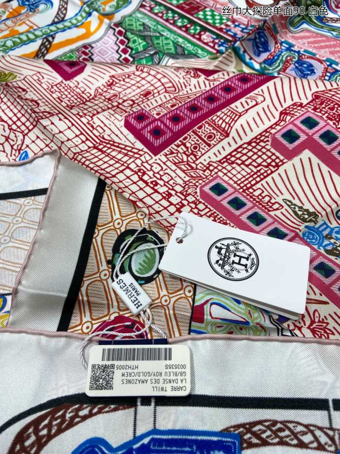 Streetwear Scarf Hermes 326553 SIZE:90cm*90cm