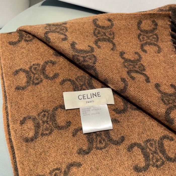 Streetwear Scarf CELINE 326484 size：38*180cm