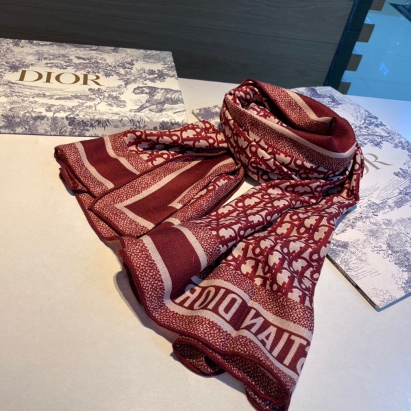 Streetwear Scarf Dior 326533 SIZE:65*185cm