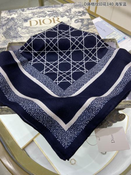 Streetwear Scarf Dior 326588 SIZE:140*140cm