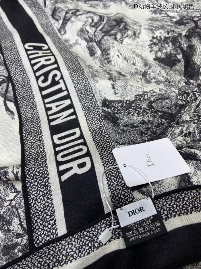 Streetwear Scarf Dior 326564 SIZE:65*185cm