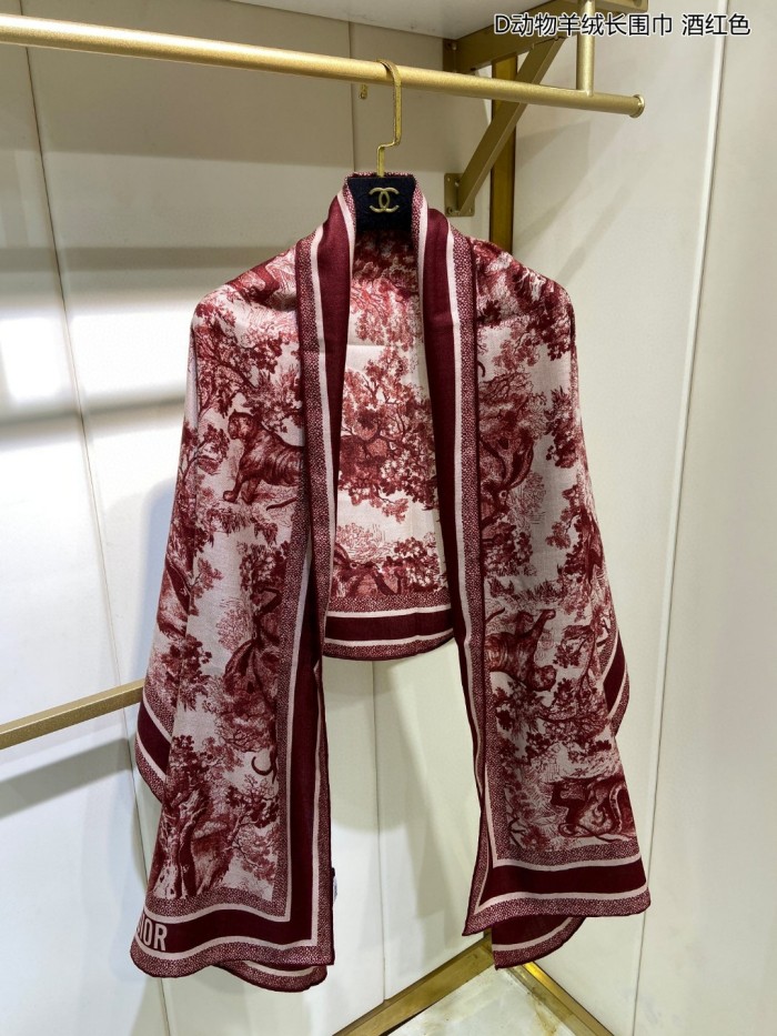 Streetwear Scarf Dior 326563 SIZE:65*185cm