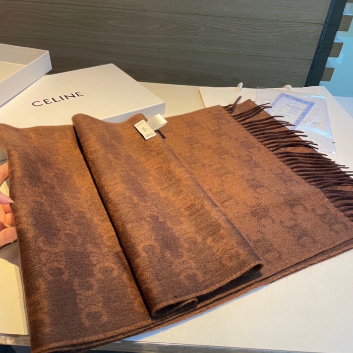 Streetwear Scarf CELINE 326521 size:36x190cm