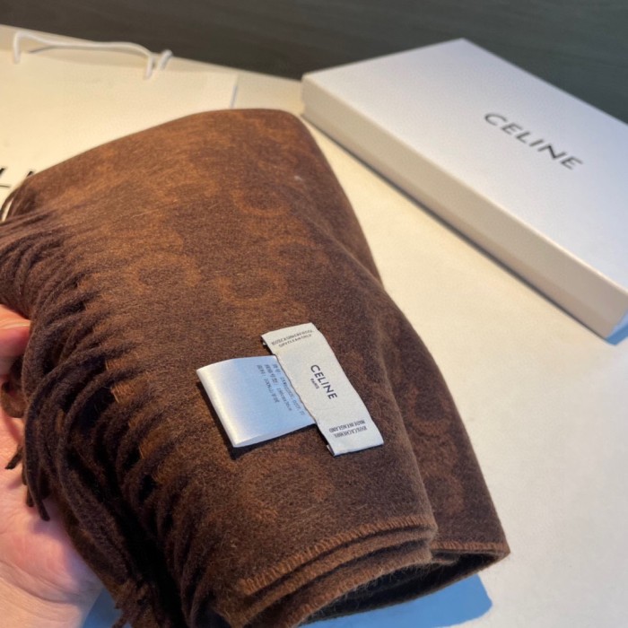 Streetwear Scarf CELINE 326521 size:36x190cm