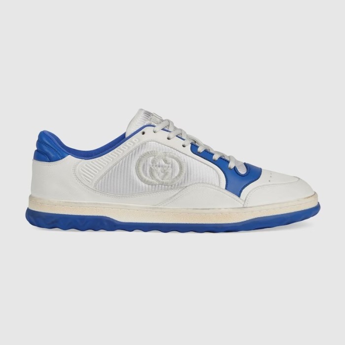 Gucci MAC80 Sneaker Off white and blue leather