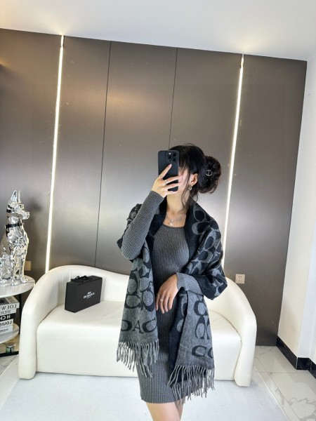 Streetwear Scarf COACH 326331 size:195×53cm