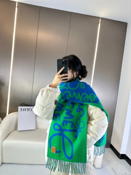 Streetwear Scarf Loewe 326341 SIZE:35 x 180cm