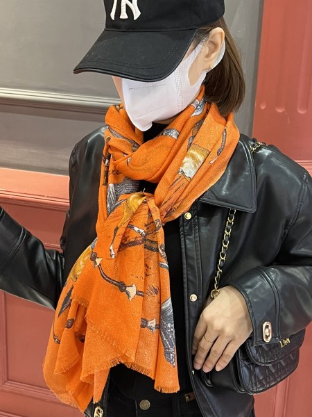 Streetwear Scarf Hermes  326401 SIZE:110x200cm