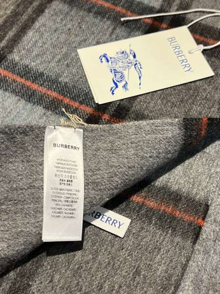 Streetwear Scarf BURBERRY 326438 size：32*192cm