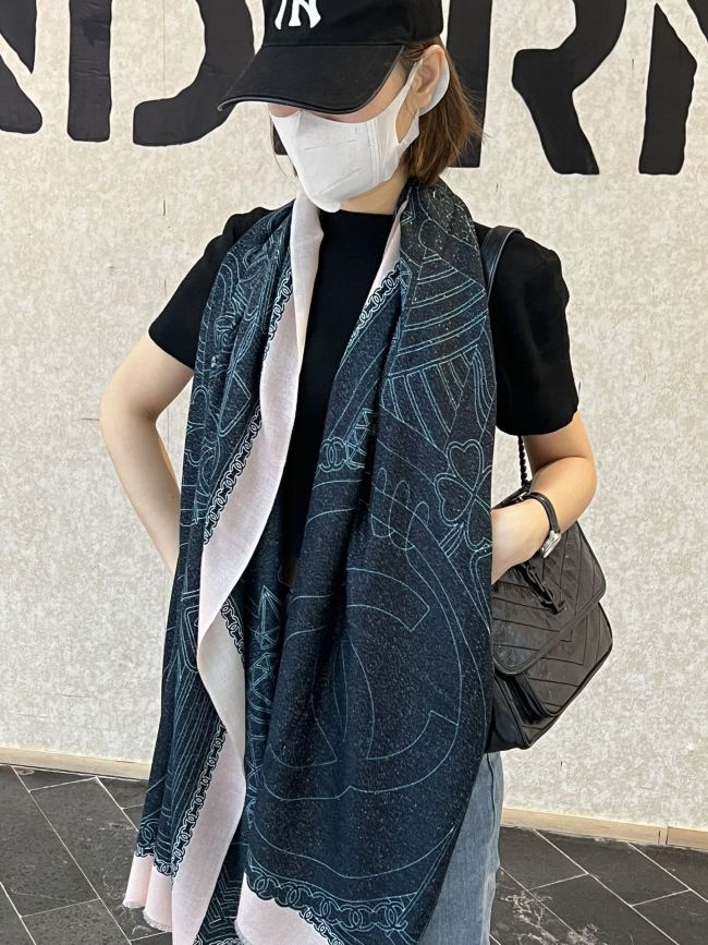 Streetwear Scarf CHANEL 326319 SIZE:110*200cm