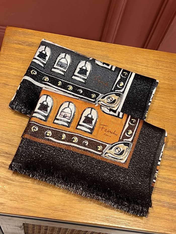 Streetwear Scarf FENDI 326421 size:100*200cm