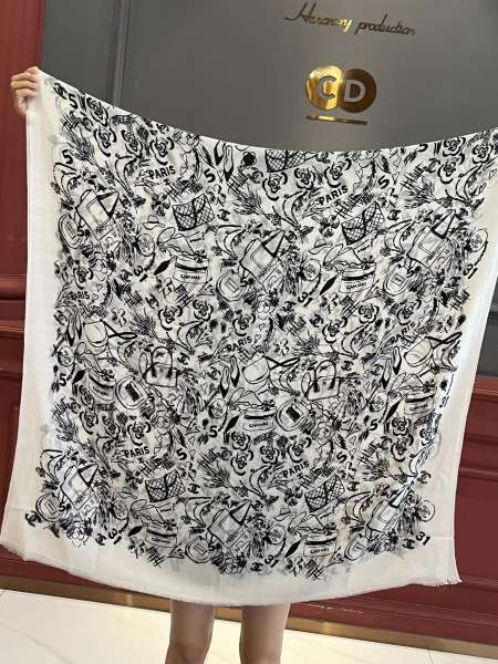 Streetwear Scarf CHANEL 326409 size：110*200cm