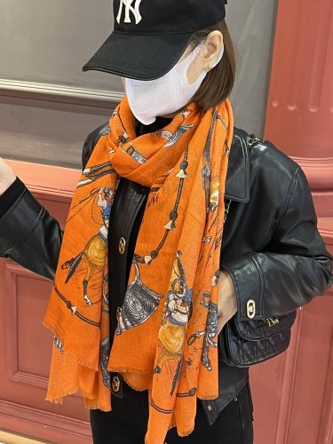 Streetwear Scarf Hermes  326401 SIZE:110x200cm