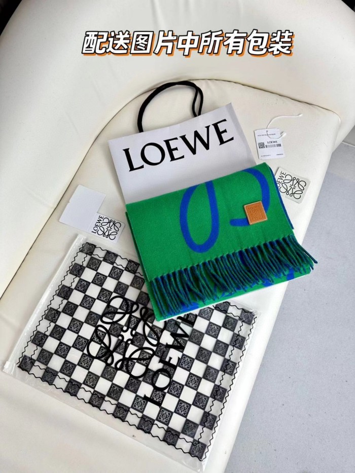 Streetwear Scarf Loewe 326341 SIZE:35 x 180cm