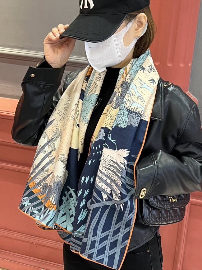 Streetwear Scarf Hermes  326397 SIZE:140*140cm