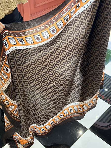 Streetwear Scarf FENDI 326421 size:100*200cm
