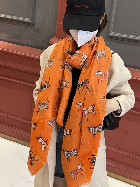 Streetwear Scarf Hermes  326414 SIZE:110x200cm