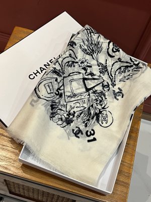Streetwear Scarf CHANEL 326409 size：110*200cm