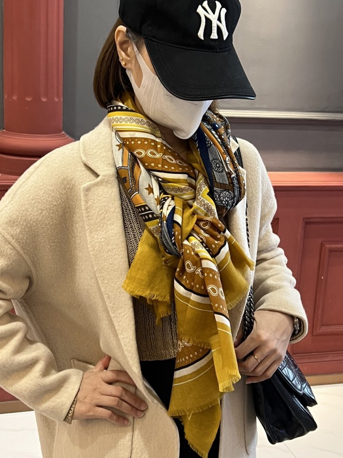 Streetwear Scarf Hermes  326310 SIZE:200*100cm