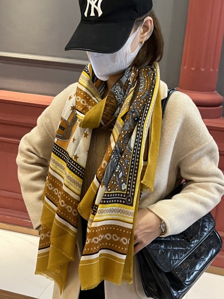 Streetwear Scarf Hermes  326310 SIZE:200*100cm