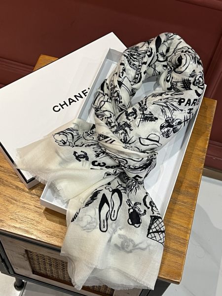 Streetwear Scarf CHANEL 326409 size：110*200cm