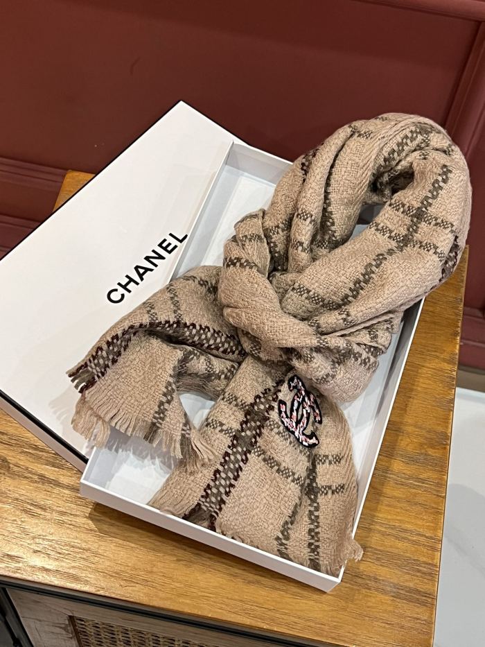 Streetwear Scarf CHANEL 326324 size：40x190cm