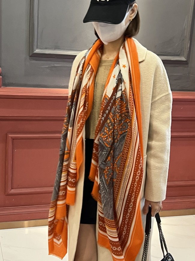 Streetwear Scarf Hermes  326311 SIZE:200*100cm