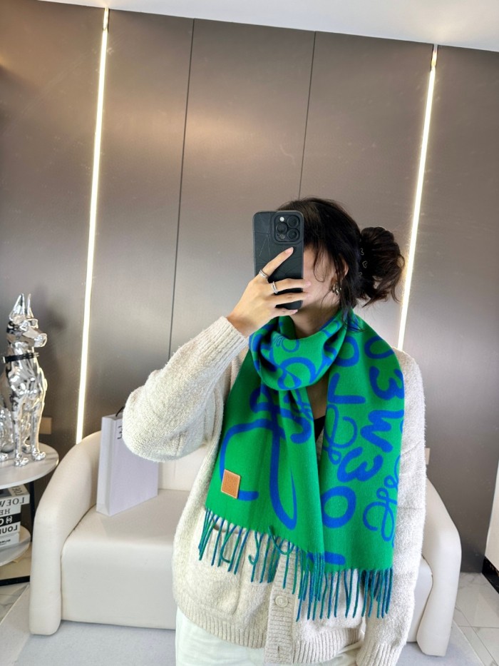 Streetwear Scarf Loewe 326341 SIZE:35 x 180cm