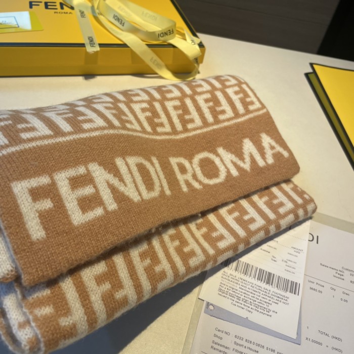 Streetwear Scarf FENDI 326245 SIZE:30*180cm