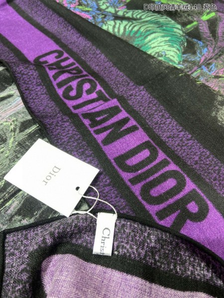 Streetwear Scarf Dior 326029 SIZE:140*140cm