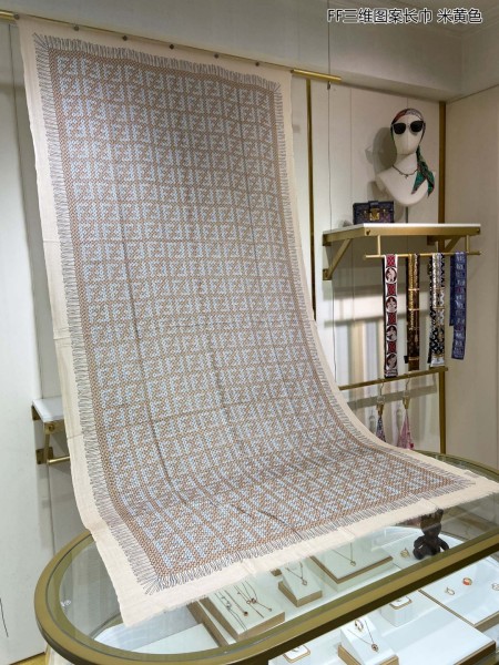 Streetwear Scarf FENDI 326050 SIZE:200*110CM