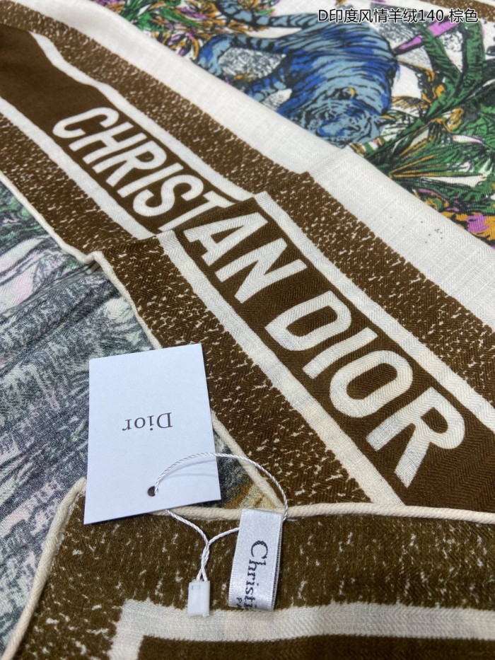 Streetwear Scarf Dior 326028 SIZE:140*140cm