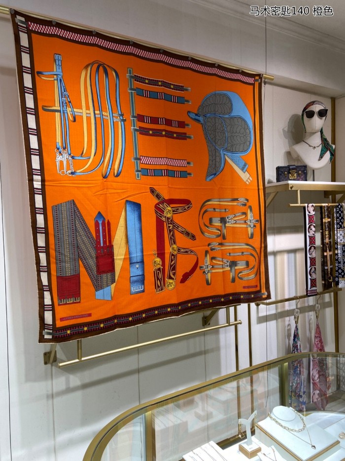 Streetwear Scarf Hermes  326034 SIZE:140cm*140cm